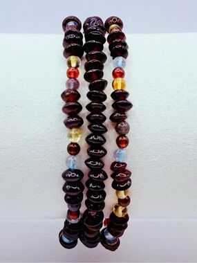 Peace Be With You Emotional Healing Semi-Precious Beads Stackable Bracelets
